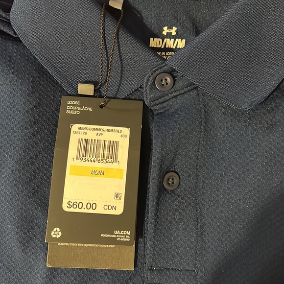 Navy Polo by Under Armour - Picture 3 of 3